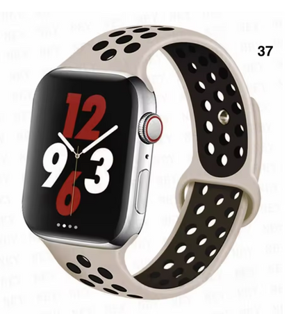 Part 2/3 – Sport Silicone Band for Apple Watch – Breathable & Flexible