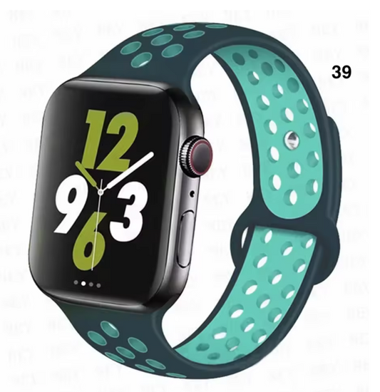 Part 3/3 – Sport Silicone Band for Apple Watch – Breathable & Flexible