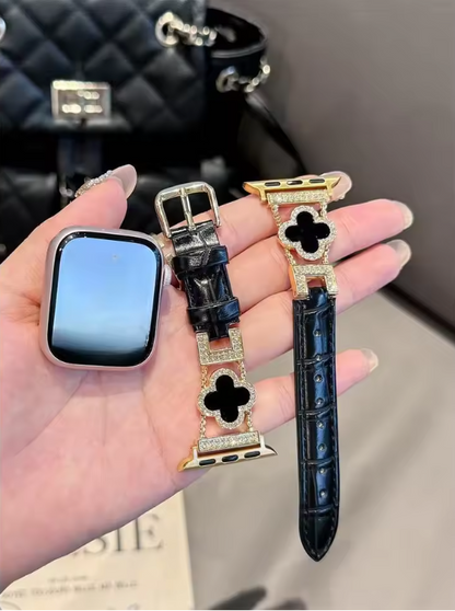 Clover Diamond Strap for Apple Watch – Luxury Style