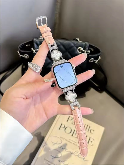 Clover Diamond Strap for Apple Watch – Luxury Style