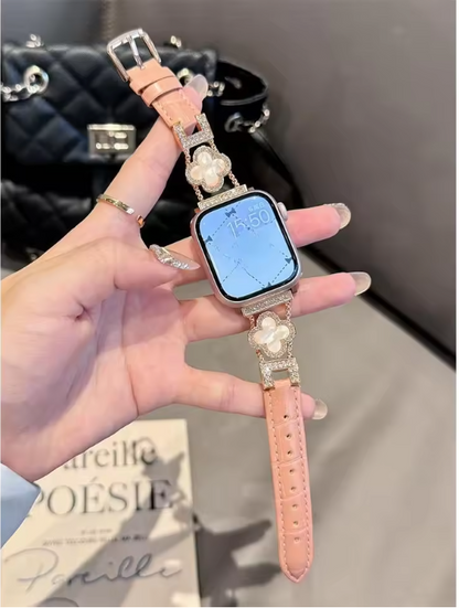 Clover Diamond Strap for Apple Watch – Luxury Style