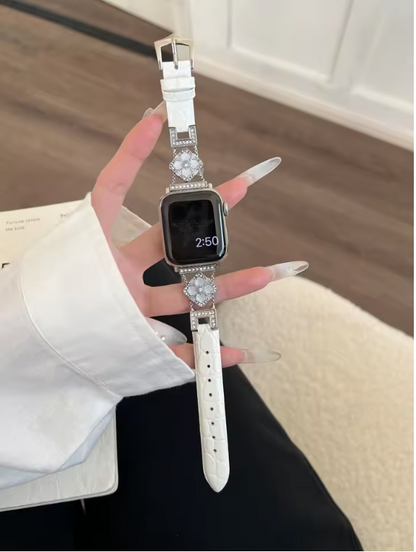 Clover Diamond Strap for Apple Watch – Luxury Style