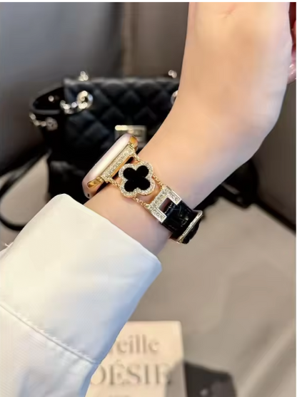 Clover Diamond Strap for Apple Watch – Luxury Style