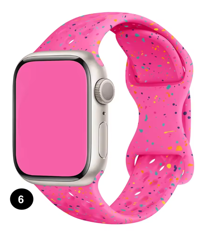 Modern Silicone Strap for Apple Watch
