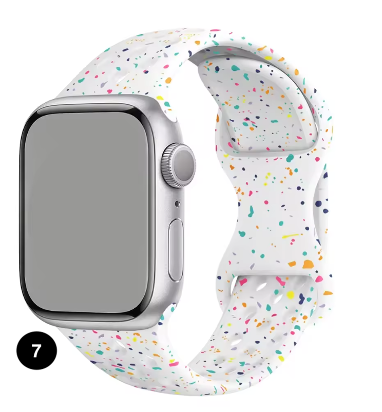 Modern Silicone Strap for Apple Watch