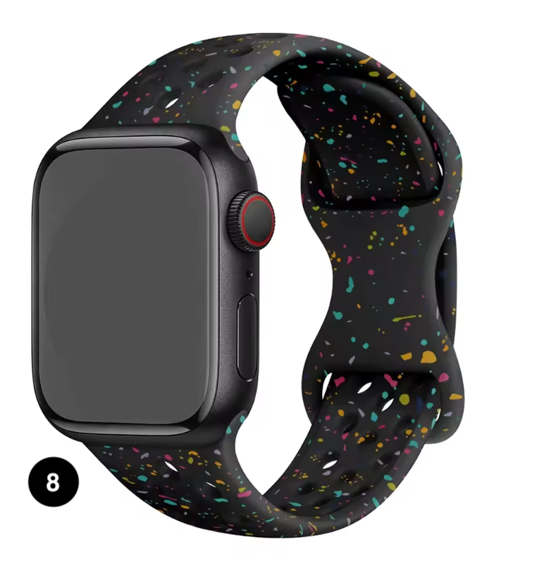 Modern Silicone Strap for Apple Watch