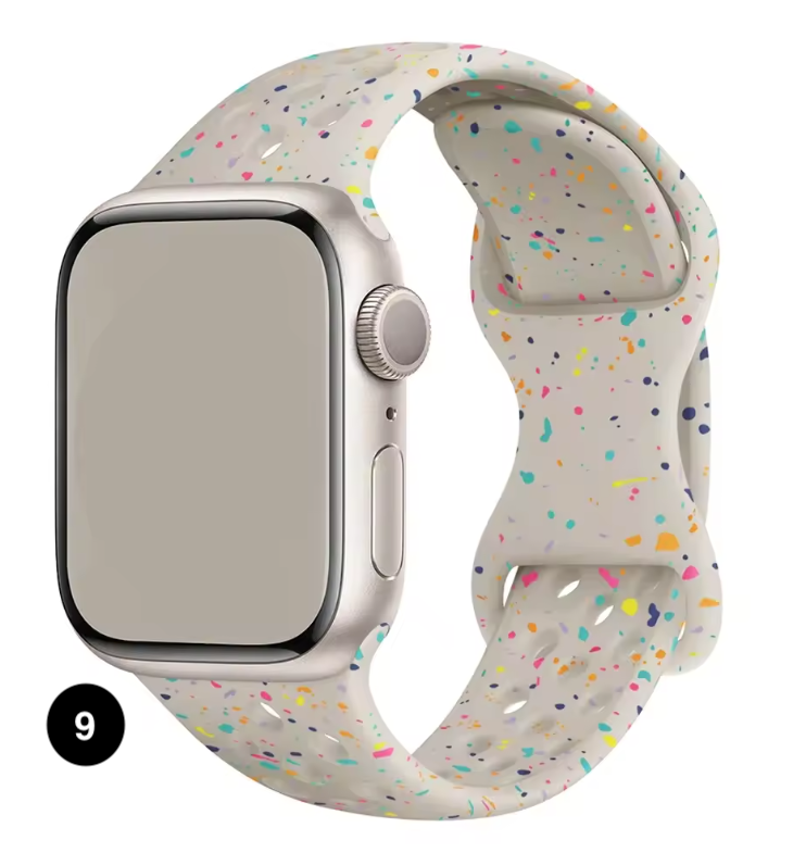 Modern Silicone Strap for Apple Watch