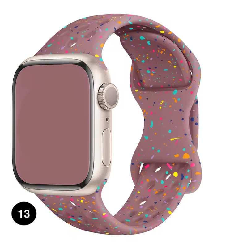 Modern Silicone Strap for Apple Watch
