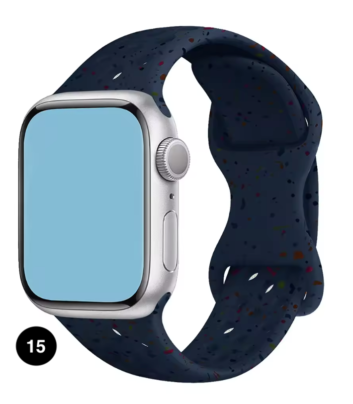 Modern Silicone Strap for Apple Watch