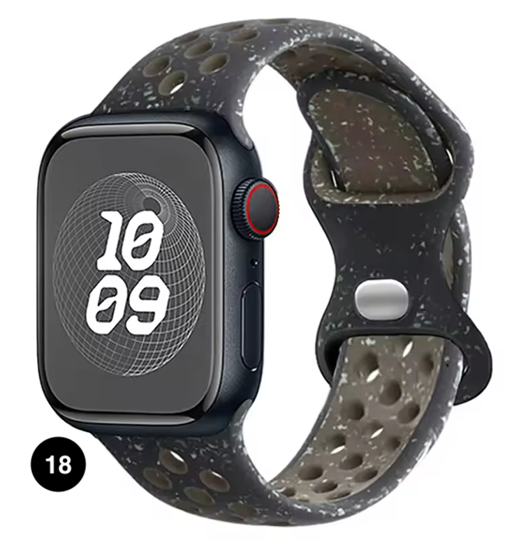 Modern Silicone Strap for Apple Watch