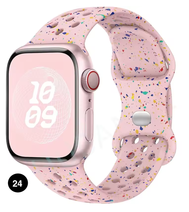 Modern Silicone Strap for Apple Watch