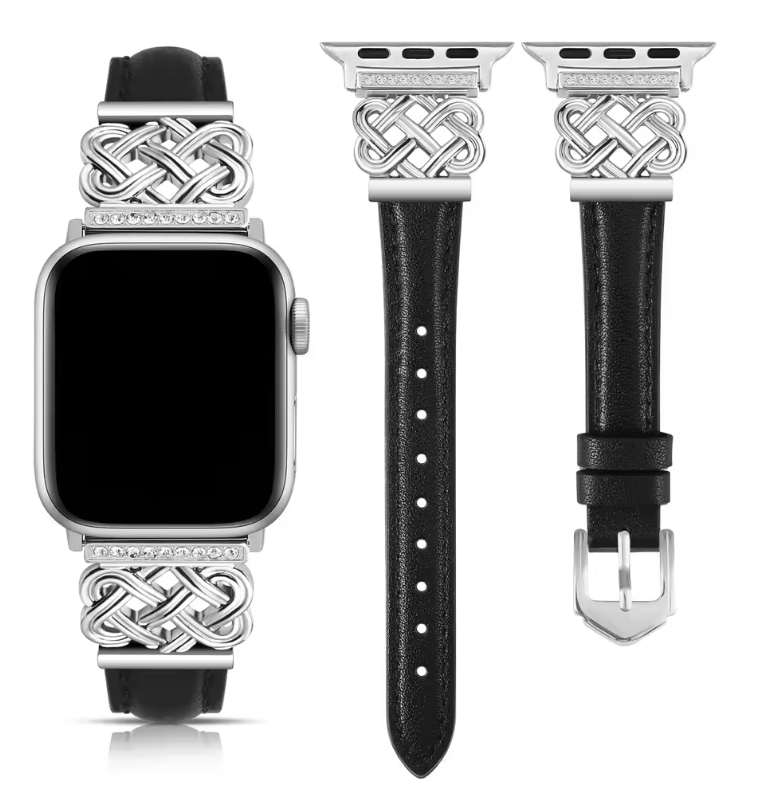 Interlock Leather Strap for Apple Watch
