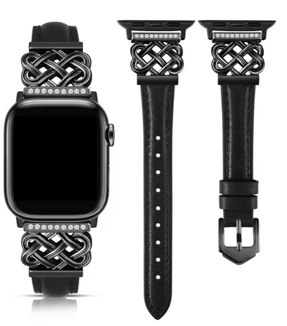 Interlock Leather Strap for Apple Watch