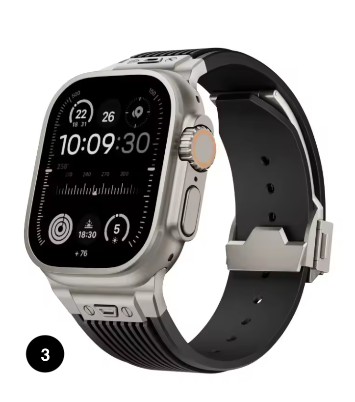 Soft Silicone Apple Watch Strap – Waterproof & Comfortable