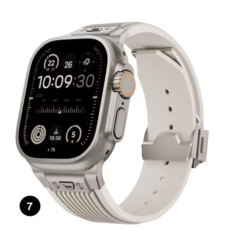 Soft Silicone Apple Watch Strap – Waterproof & Comfortable