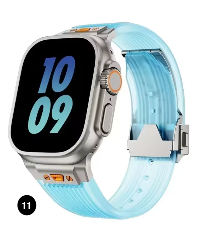 Soft Silicone Apple Watch Strap – Waterproof & Comfortable