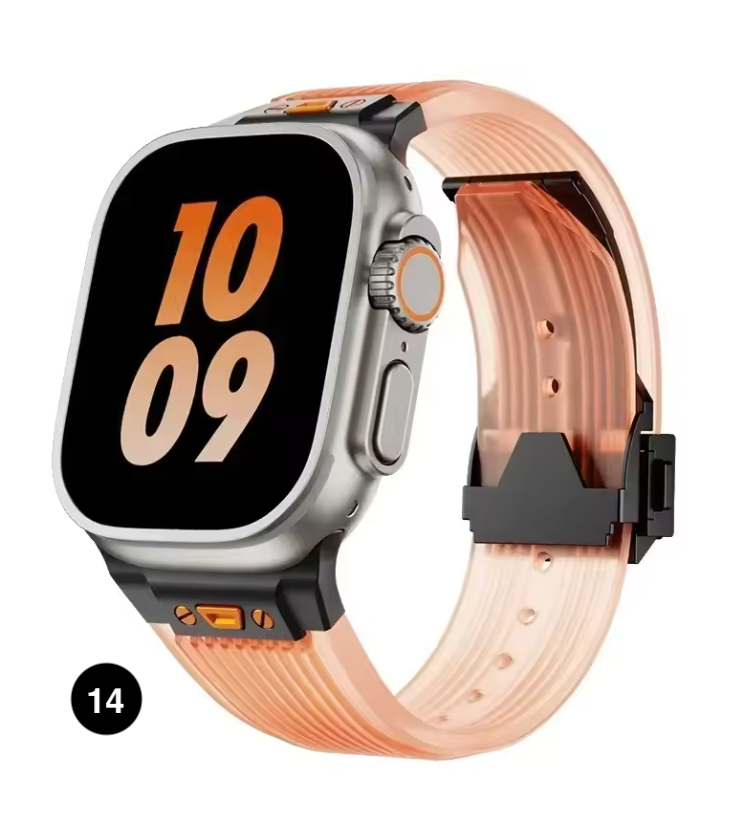 Soft Silicone Apple Watch Strap – Waterproof & Comfortable