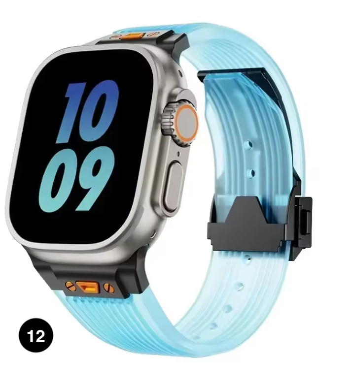 Soft Silicone Apple Watch Strap – Waterproof & Comfortable