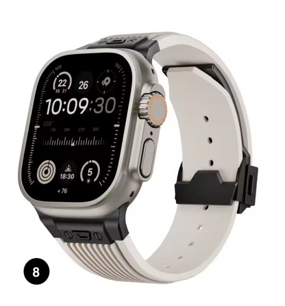 Soft Silicone Apple Watch Strap – Waterproof & Comfortable