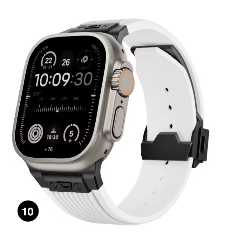 Soft Silicone Apple Watch Strap – Waterproof & Comfortable