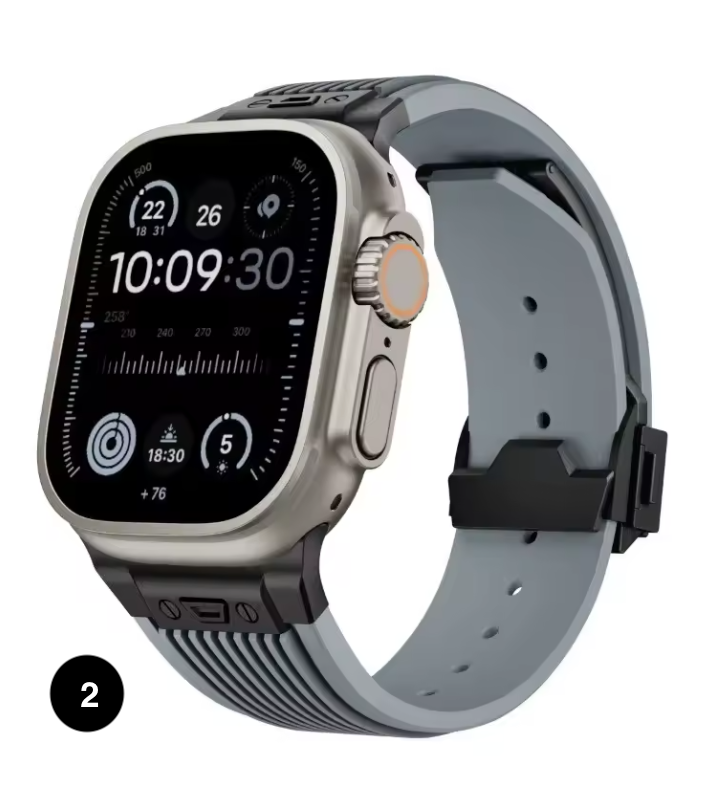 Soft Silicone Apple Watch Strap – Waterproof & Comfortable