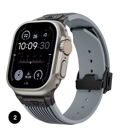 Soft Silicone Apple Watch Strap – Waterproof & Comfortable