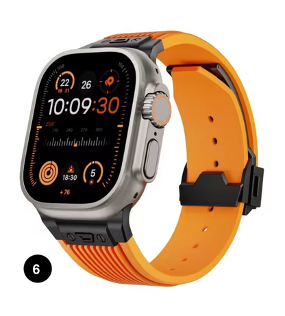 Soft Silicone Apple Watch Strap – Waterproof & Comfortable