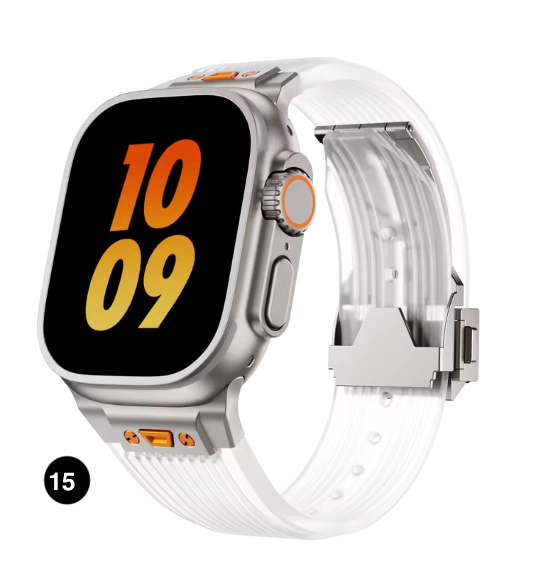 Soft Silicone Apple Watch Strap – Waterproof & Comfortable