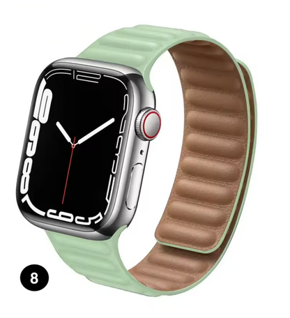 Magnetic Apple Watch Strap – Elegant Leather-Look, Adjustable, Secure & Comfortable