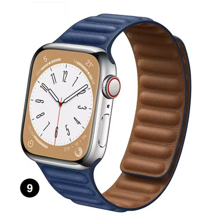 Magnetic Apple Watch Strap – Elegant Leather-Look, Adjustable, Secure & Comfortable