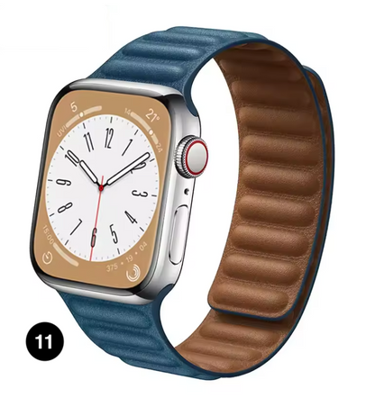 Magnetic Apple Watch Strap – Elegant Leather-Look, Adjustable, Secure & Comfortable