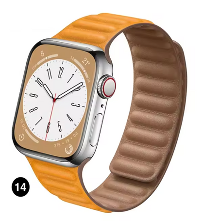 Magnetic Apple Watch Strap – Elegant Leather-Look, Adjustable, Secure & Comfortable