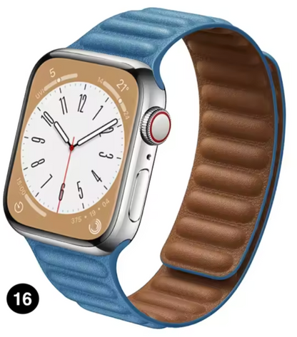Magnetic Apple Watch Strap – Elegant Leather-Look, Adjustable, Secure & Comfortable