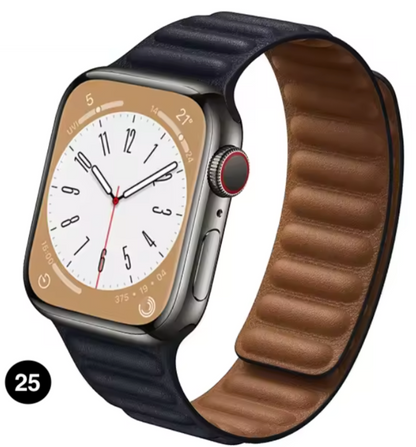 Magnetic Apple Watch Strap – Elegant Leather-Look, Adjustable, Secure & Comfortable