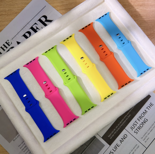 Classic Soft Silicone Apple Watch Band – Sport & Daily Wear