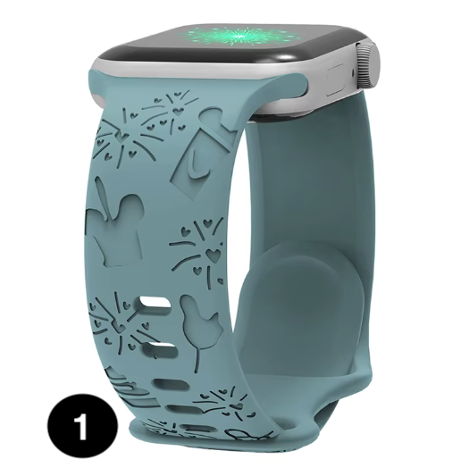 Engraved Disney Silicone Band for Apple Watch – Stylish & Comfortable Strap