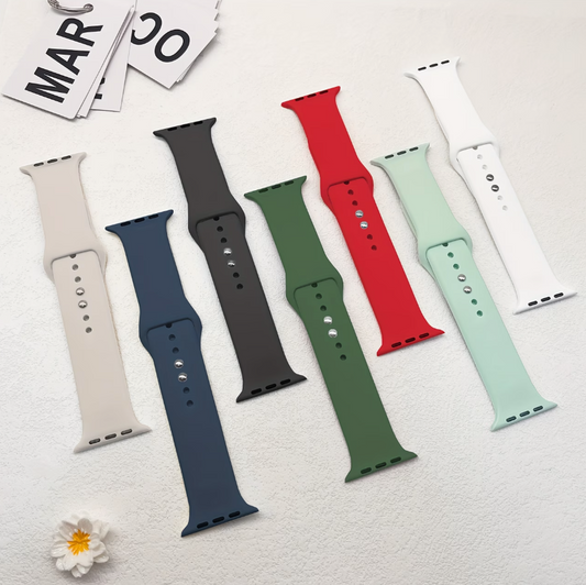 Classic Soft Silicone Apple Watch Band – Sport & Daily Wear