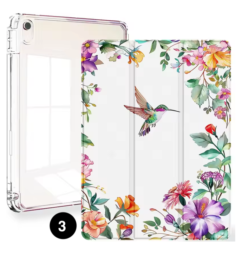 Clear Smart Case for iPad – Slim Protective Cover with Pencil Holder