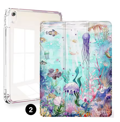 Clear Smart Case for iPad – Slim Protective Cover with Pencil Holder