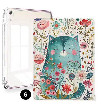 Clear Smart Case for iPad – Slim Protective Cover with Pencil Holder