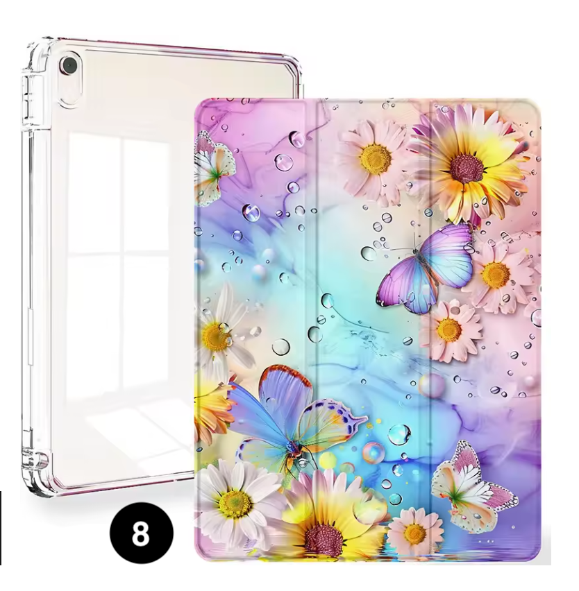 Clear Smart Case for iPad – Slim Protective Cover with Pencil Holder