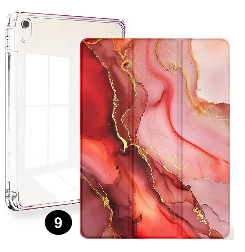 Clear Smart Case for iPad – Slim Protective Cover with Pencil Holder