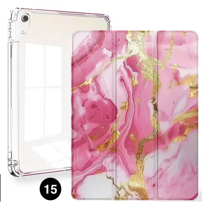 Clear Smart Case for iPad – Slim Protective Cover with Pencil Holder