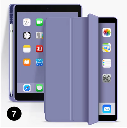 Magnetic iPad Case with Pencil Holder – Smart Tri-Fold Protective Cover
