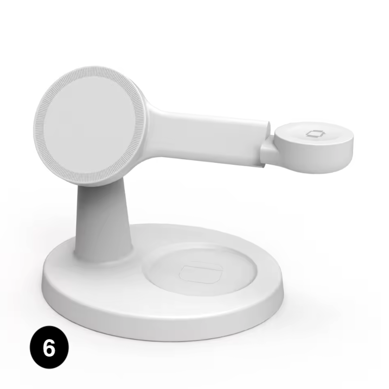3-in-1 Magnetic Wireless Charging– Fast Charger Stand for iPhone, Apple Watch & AirPods