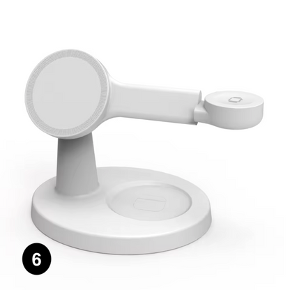 3-in-1 Magnetic Wireless Charging– Fast Charger Stand for iPhone, Apple Watch & AirPods