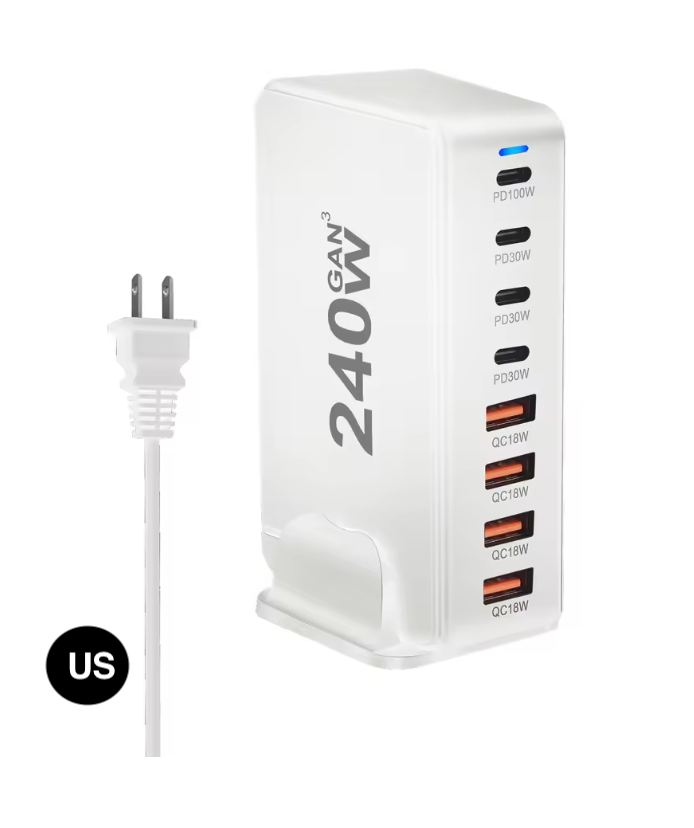 200W GaN 6-Port USB-C Charger – US / EU / UK / AU  Plug