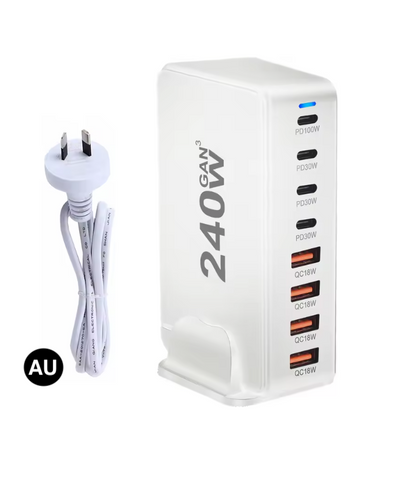 200W GaN 6-Port USB-C Charger – US / EU / UK / AU  Plug