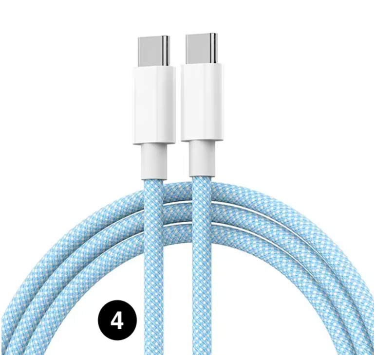 Type C to Type C 60W Fast Charging Cable – Braided Nylon
