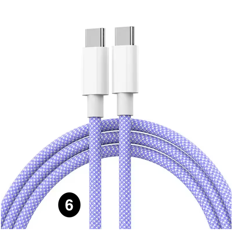 Type C to Type C 60W Fast Charging Cable – Braided Nylon